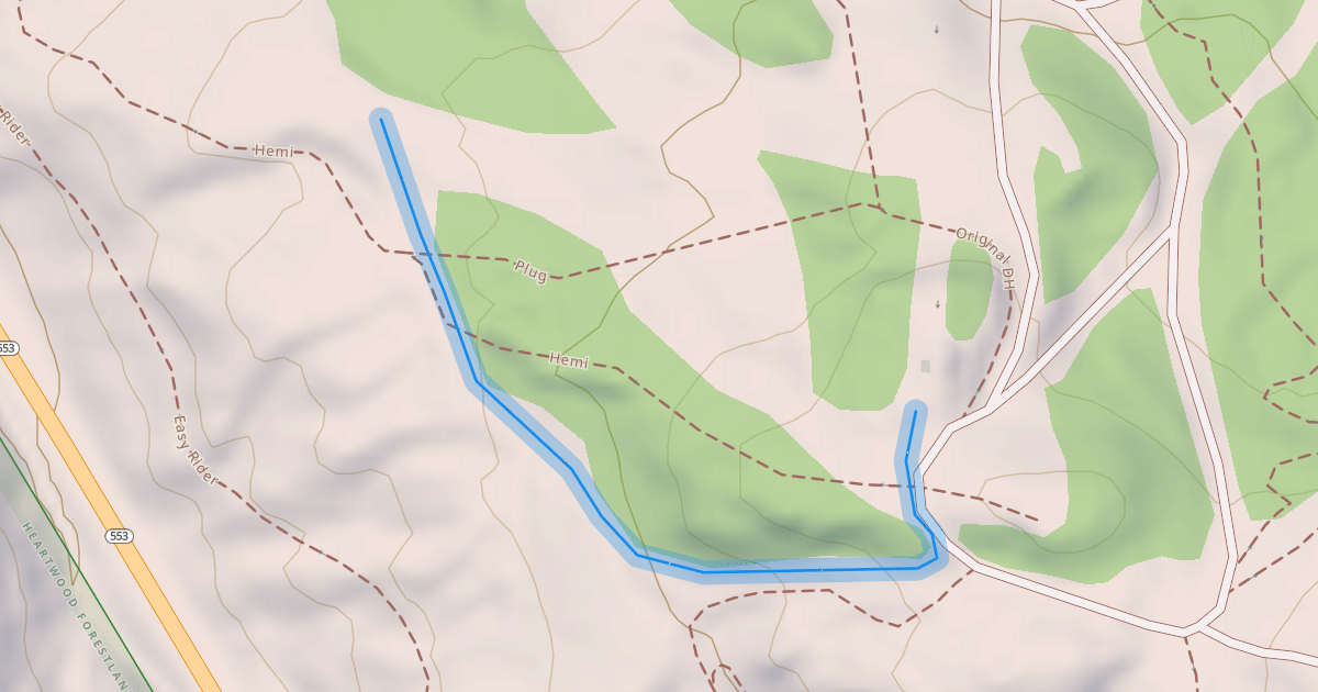 Map preview of Twin Hemlocks