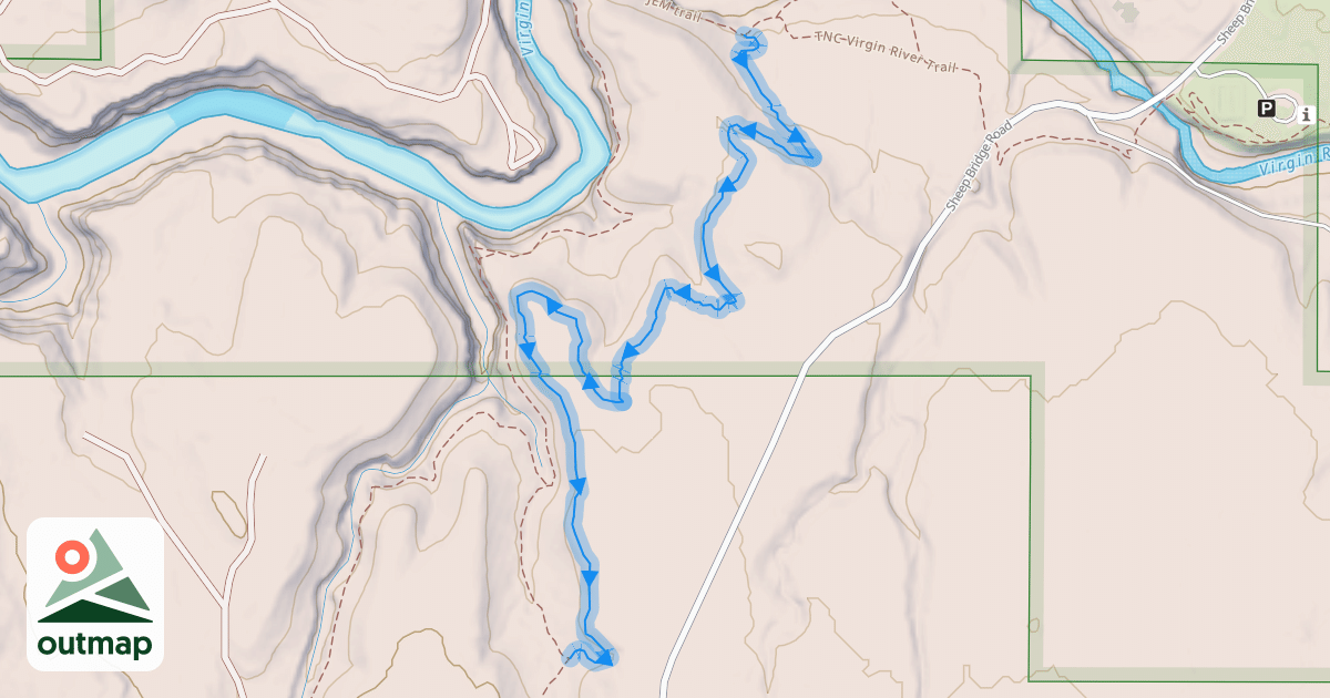 Map of Carne Asada Trail