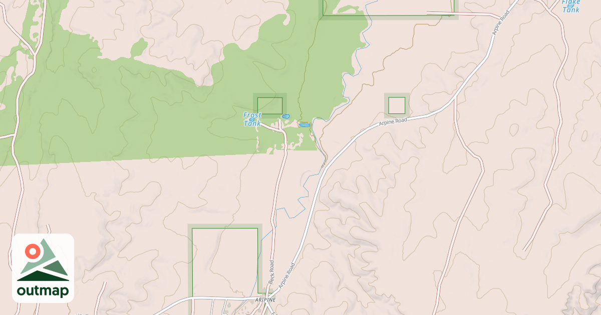 Map of TELEPHONE TANK