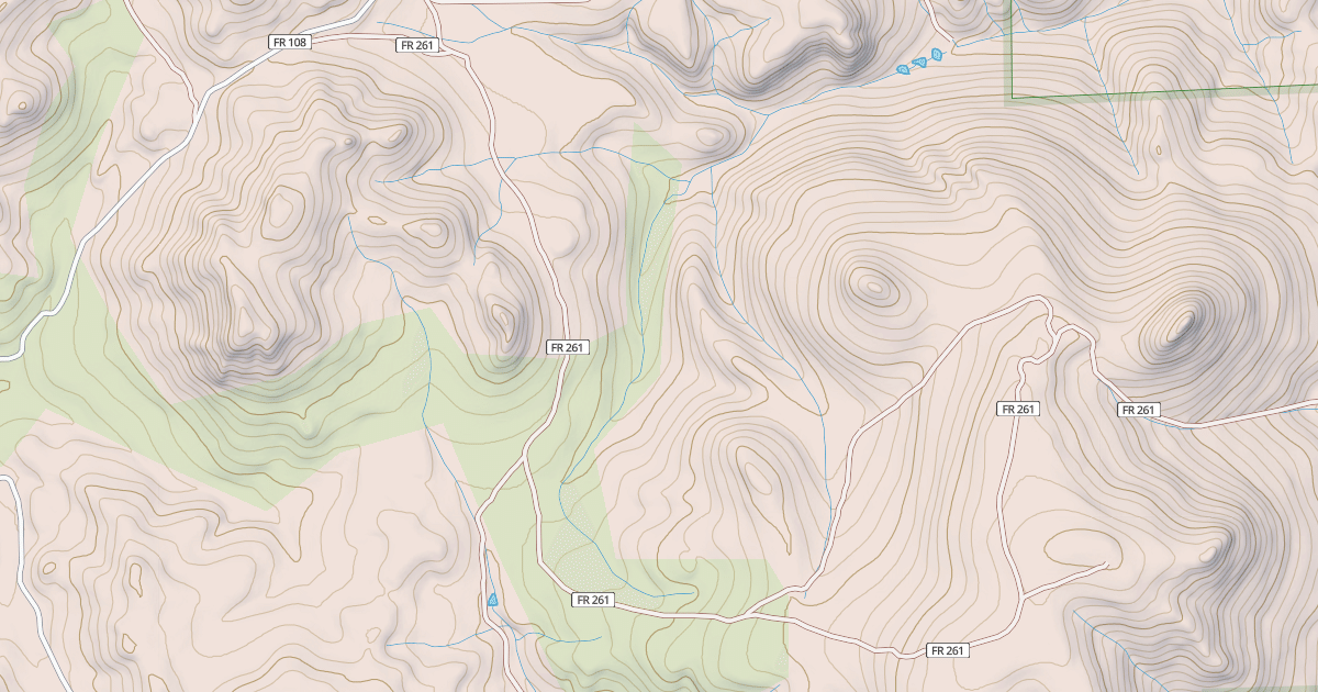 Map preview of DICKS PEAK