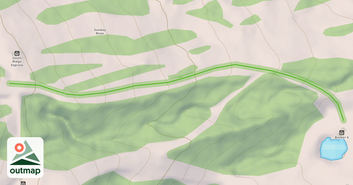 Map of Lower Lazy River