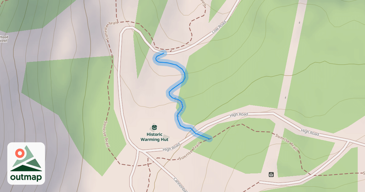 Map of Sunset Trail