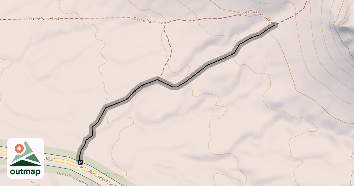 Map of Cheops Trail