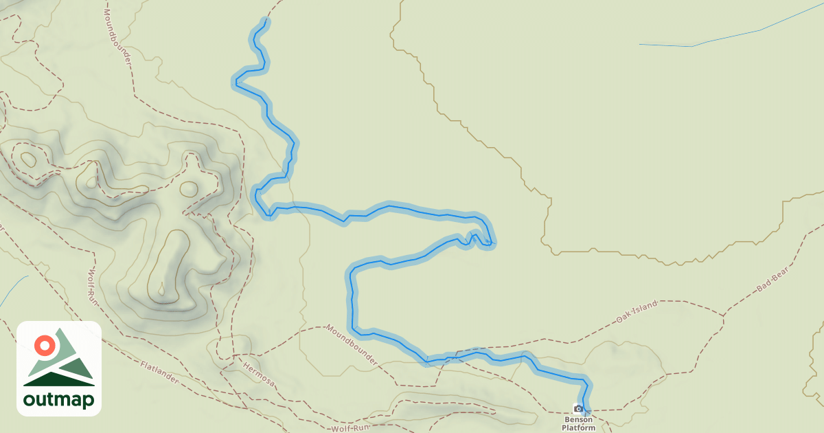 Map of Yellow Jacket