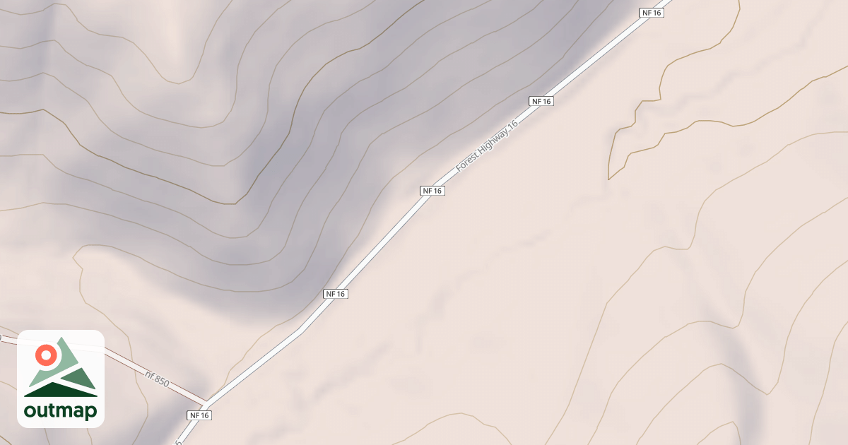 Map of USFS National Forest System Roads {79B97472-F814-4528-9481-839F5B265F37}