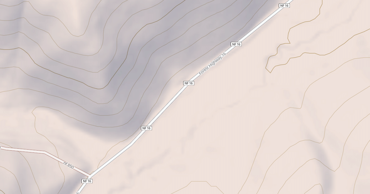 Map preview of USFS National Forest System Roads {79B97472-F814-4528-9481-839F5B265F37}