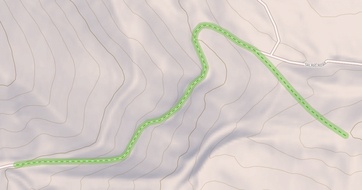 Map preview of Running Tired