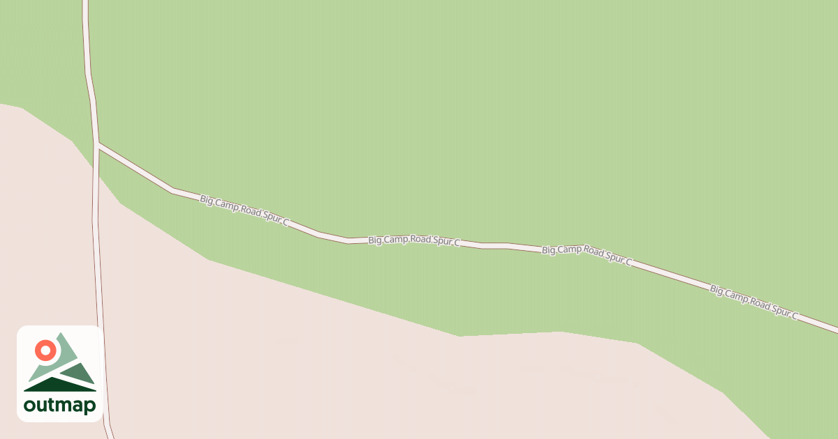 Map of BIG CAMP RD SPUR C