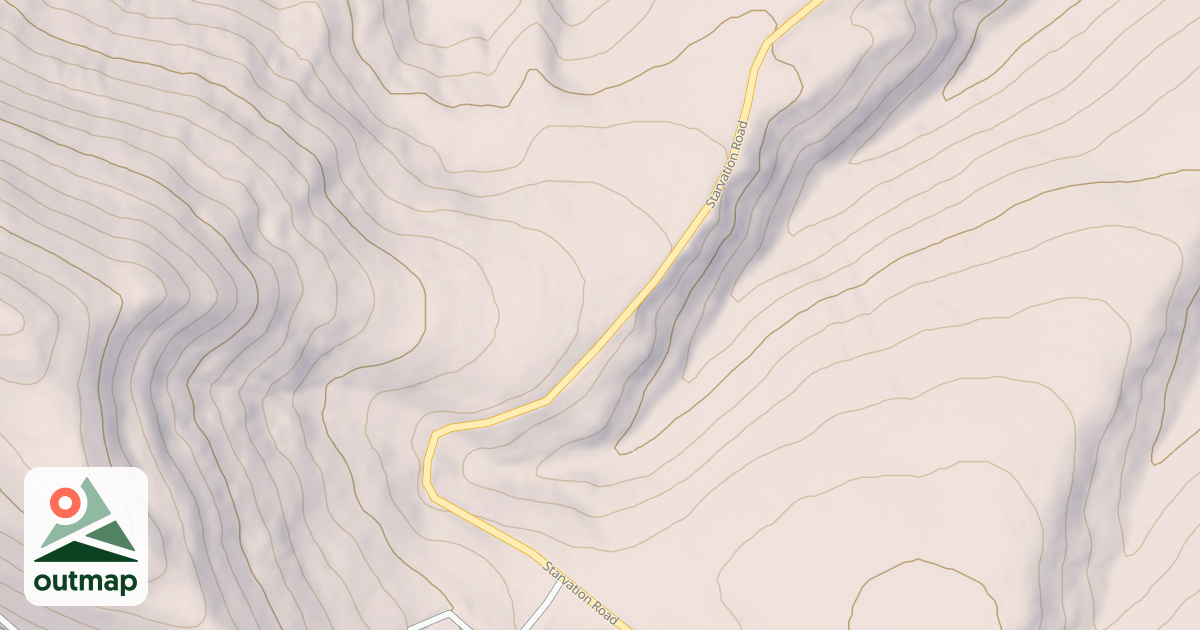 Map of STARVATION SPRING