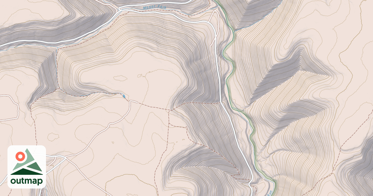 Map of Coudy Pike Snowmobile Trails
