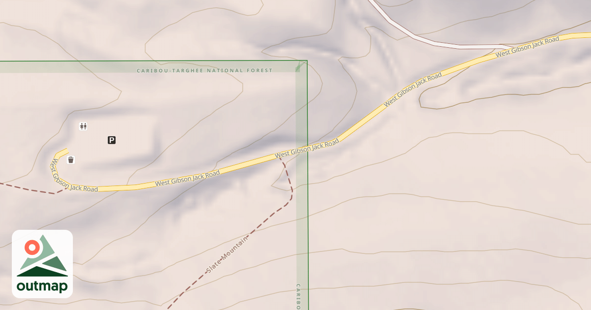 Map of GIBSON JACK