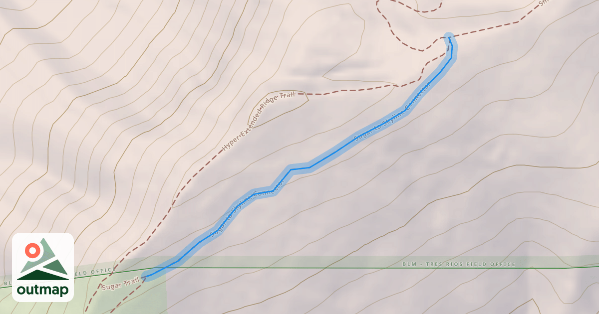 Map of Sugar to Skyline Connector