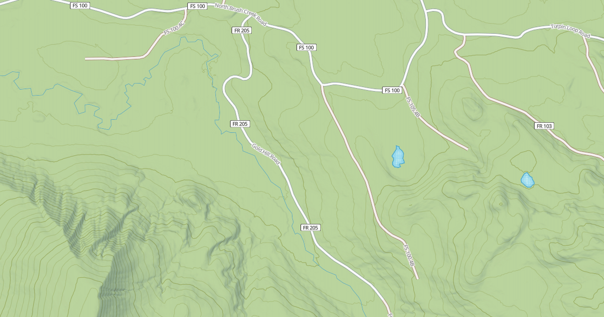 Map preview of GOLD HILL