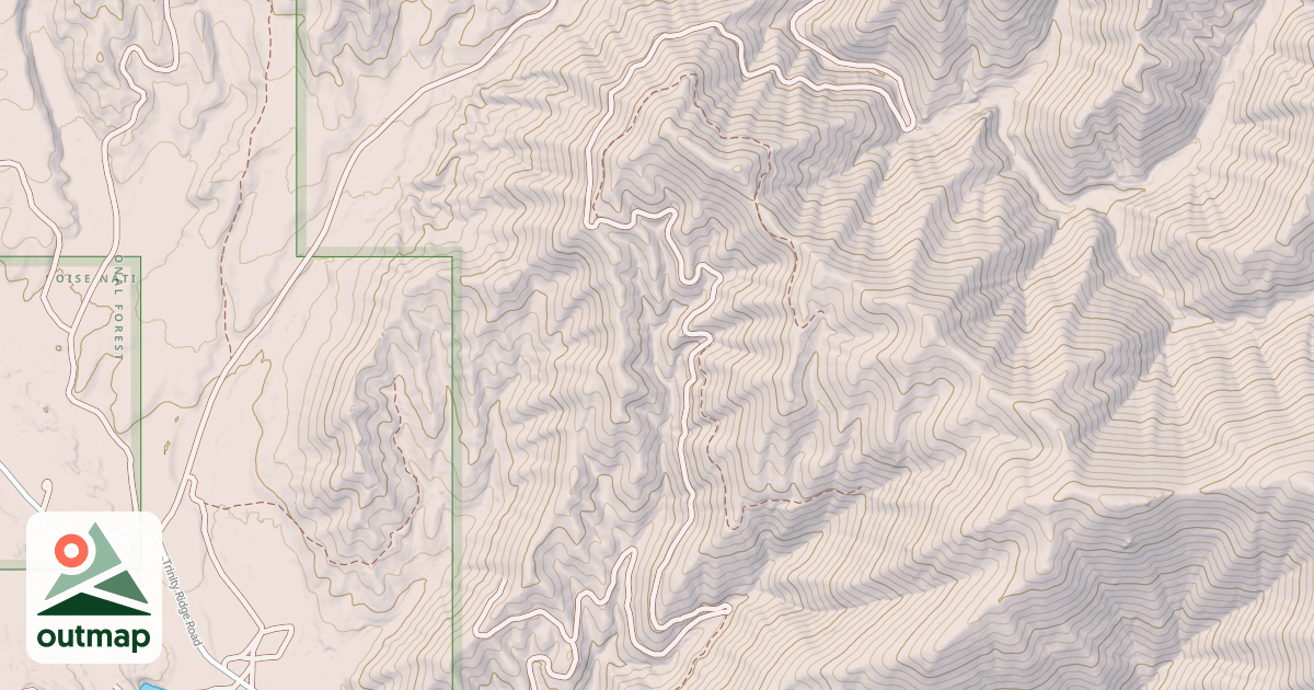 Map of Mineral Creek