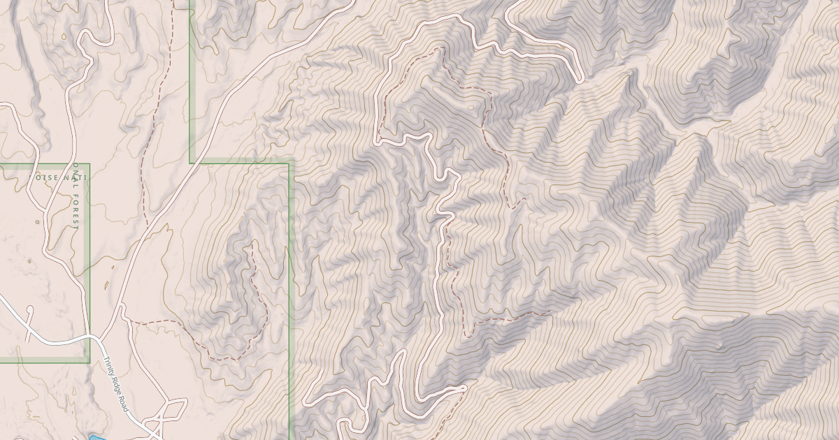 Map preview of Mineral Creek