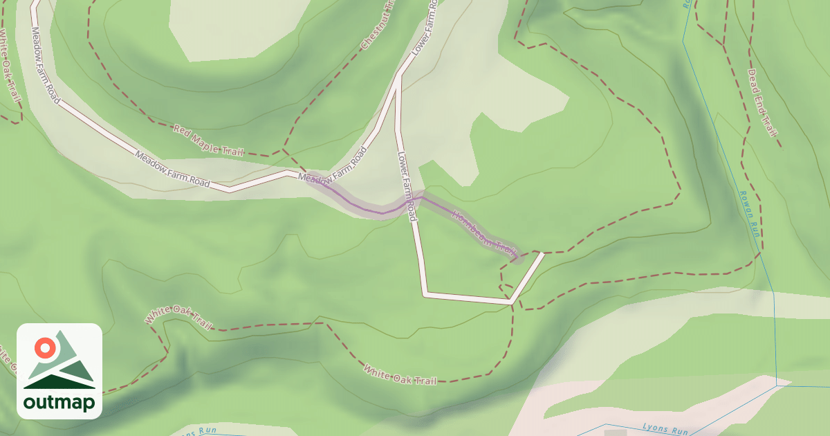 Map of Hornbeam Trail