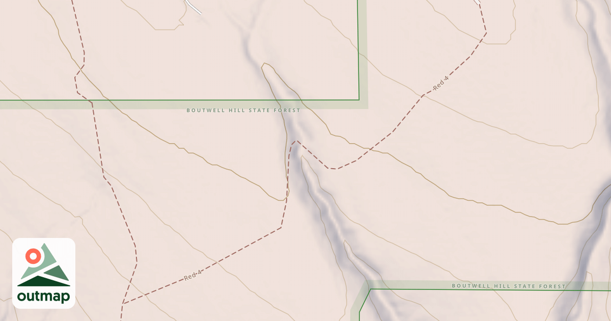 Map of At Trail/gas Line
