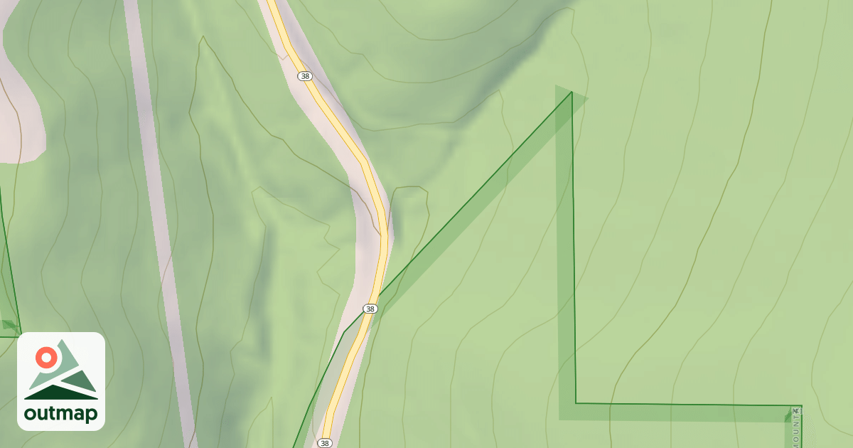 Map of GAY'S SPUR