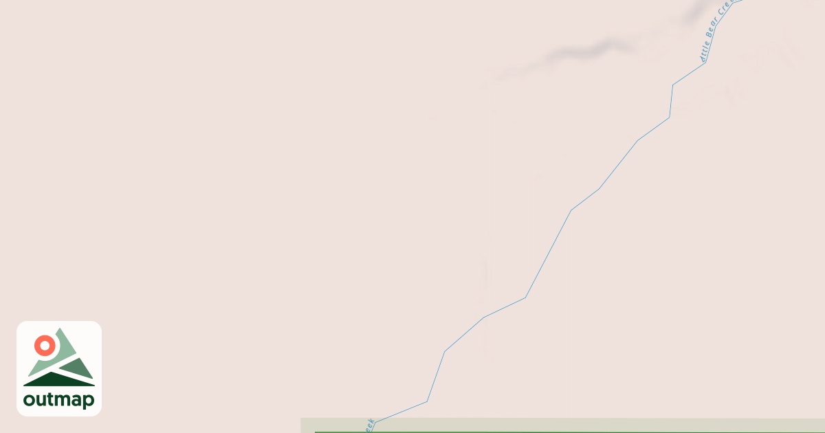 Map of LITTLE BEAR CREEK SPUR D