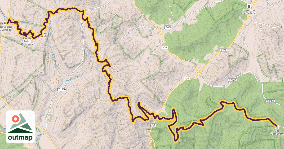 Map of Buckeye Trail