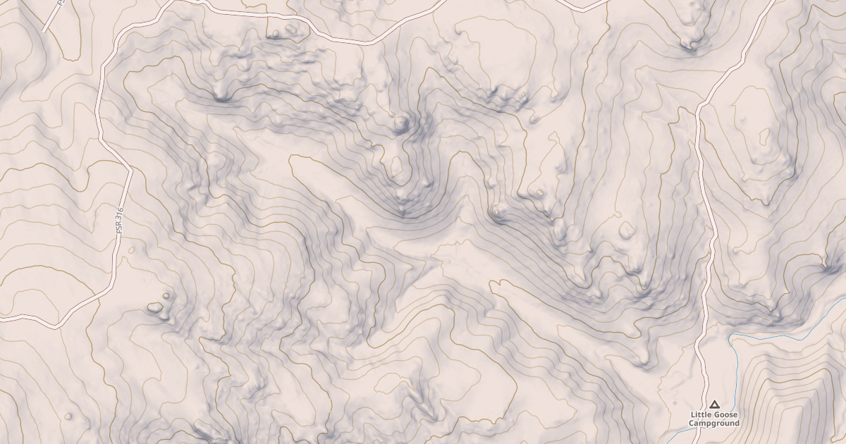 Map preview of Serendipity/mills Creek