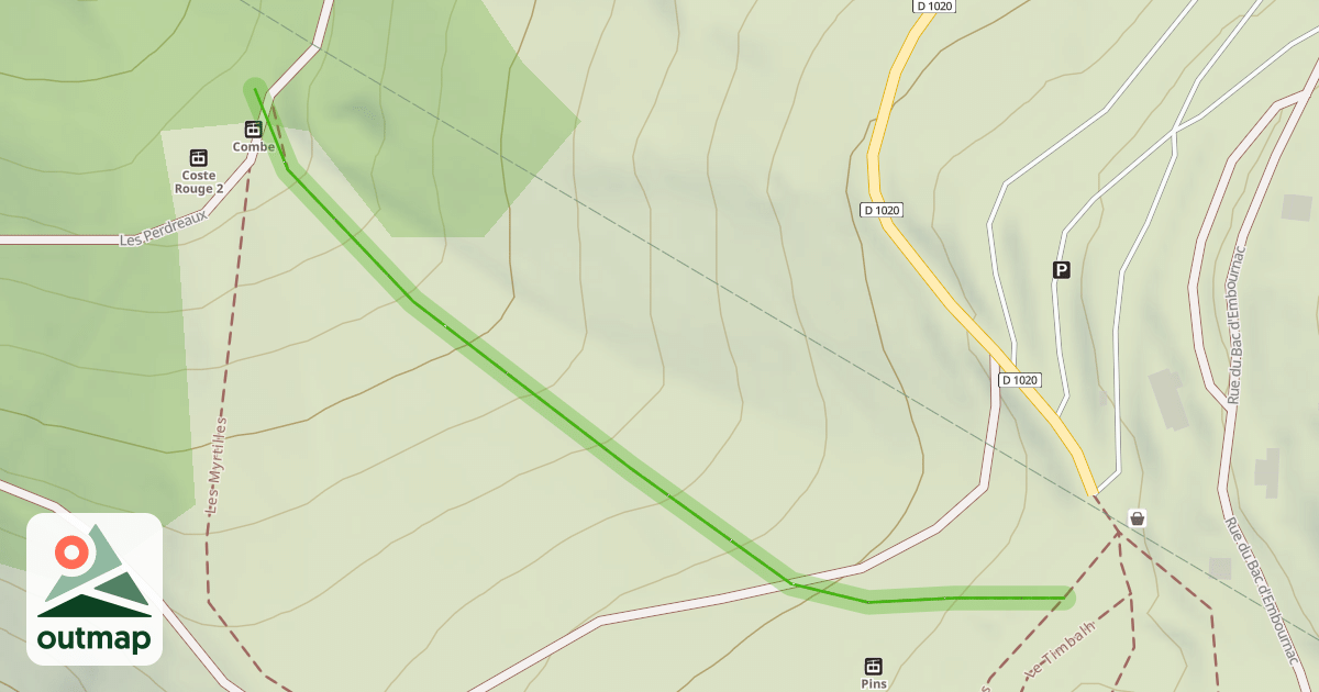 Map of La Combe