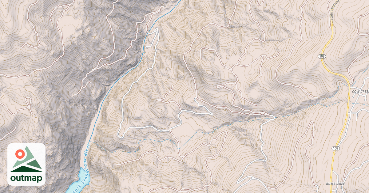 Map of HELLS HALF ACRE ROAD
