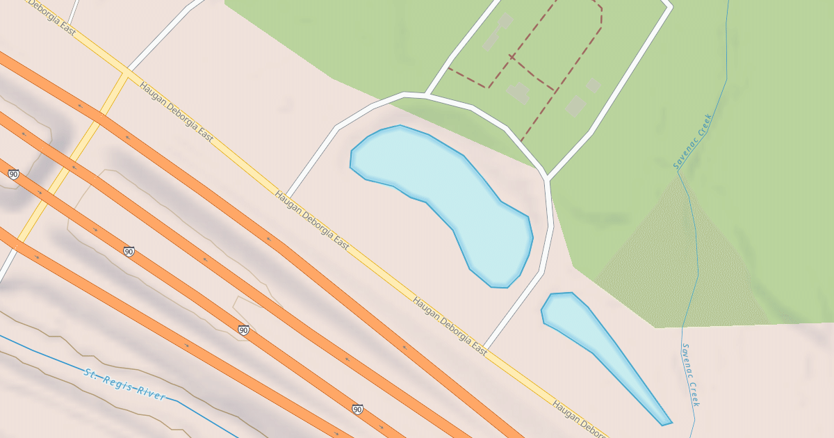 Map preview of SAVENAC NURSERY LOOP (MAIN)