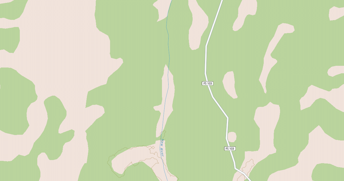 Map preview of USFS National Forest System Roads {0400B707-2132-459B-B72E-DA2C6A759DCD}