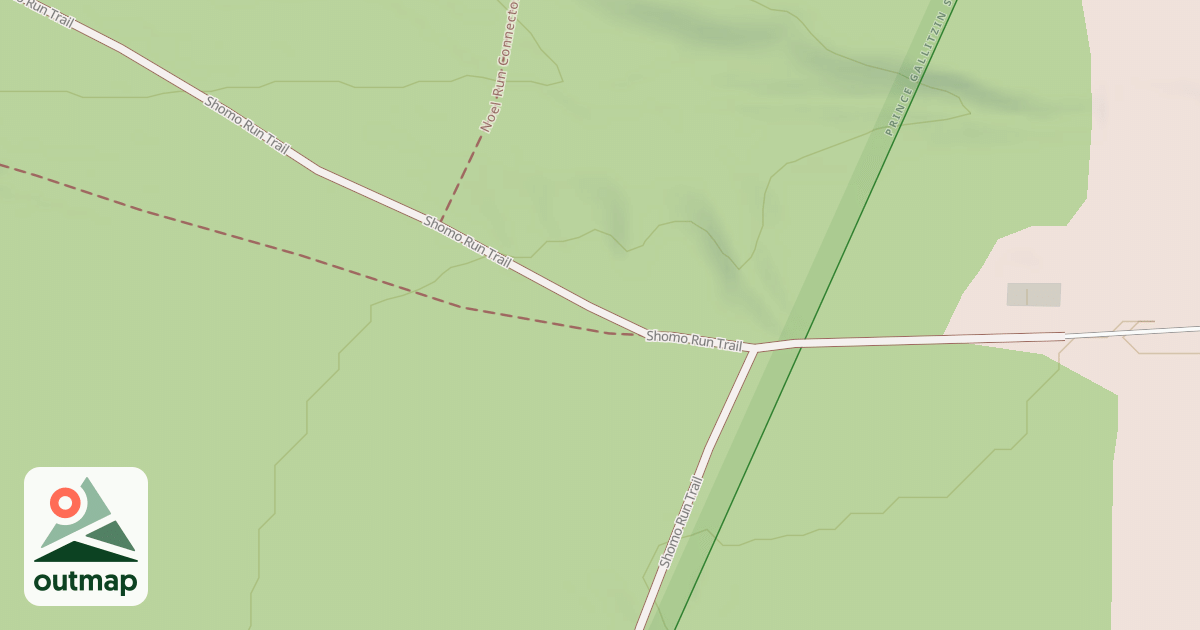 Map of Prince Gallitzin State Park Trails