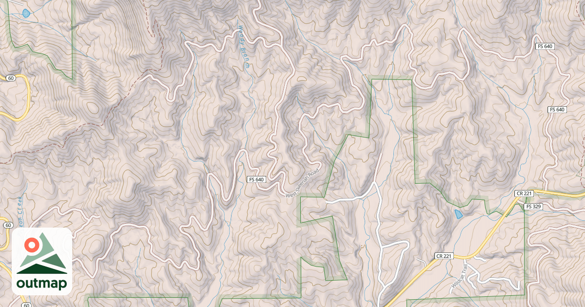 Map of WEST SKEENAH