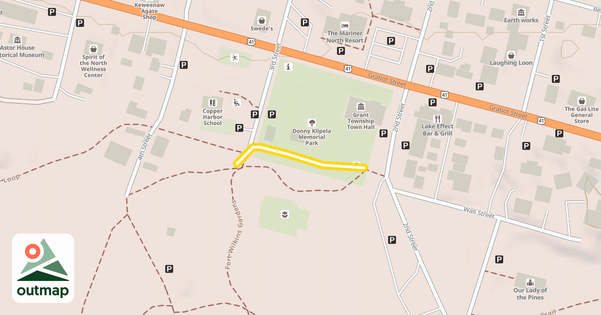 Map of Clyde's Loop Access