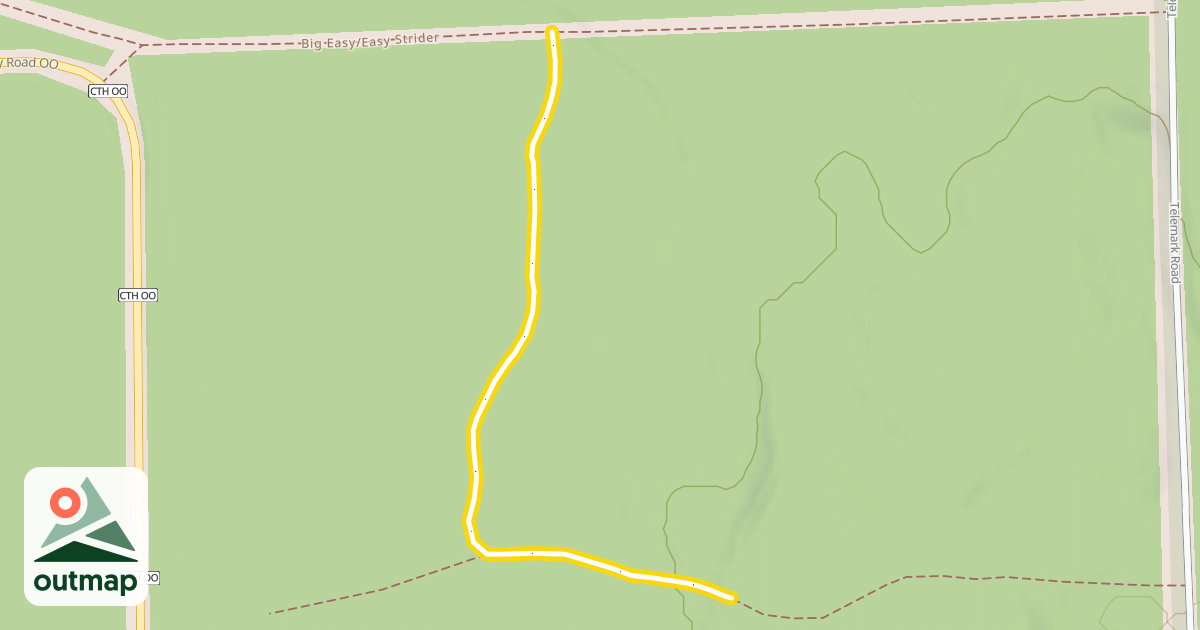 Map of Big Easy/Easy Strider
