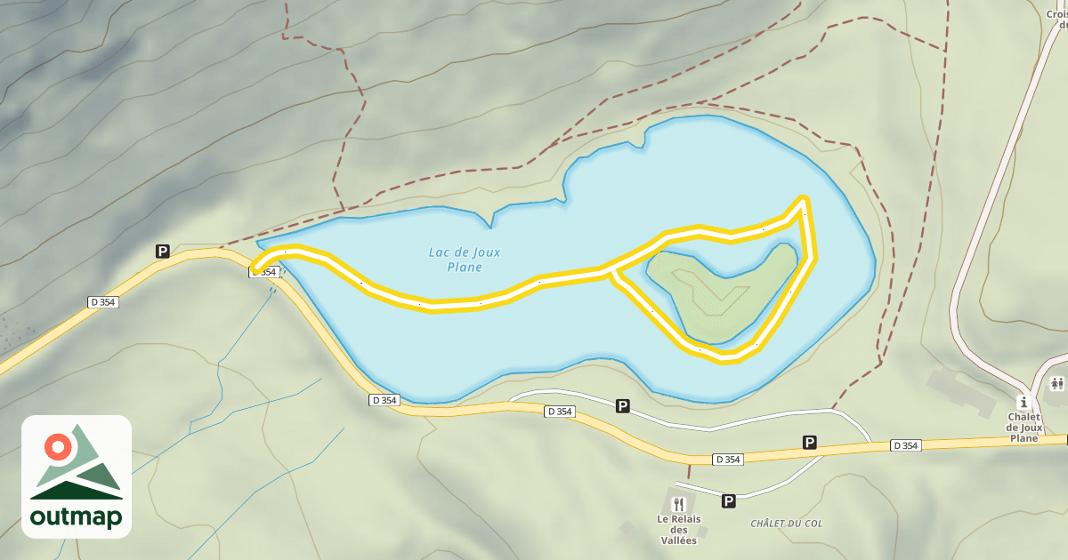 Map of L'Ilot du Lac