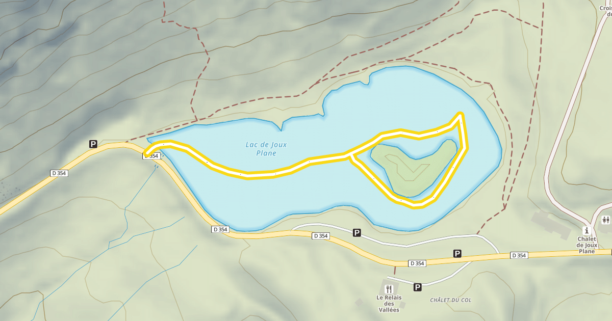 Map preview of L'Ilot du Lac