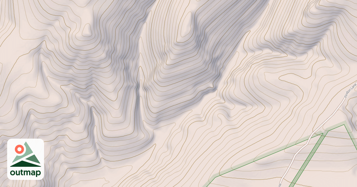 Map of Mud Creek