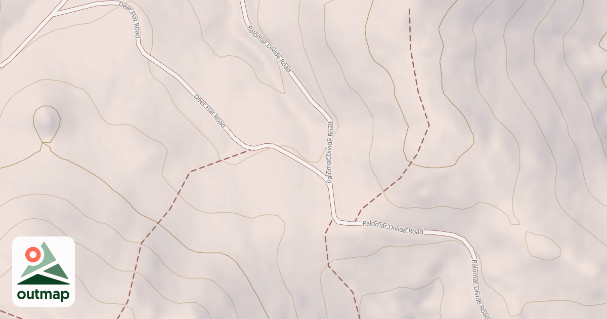 Map of DEER FLAT/KNOB HILL 1