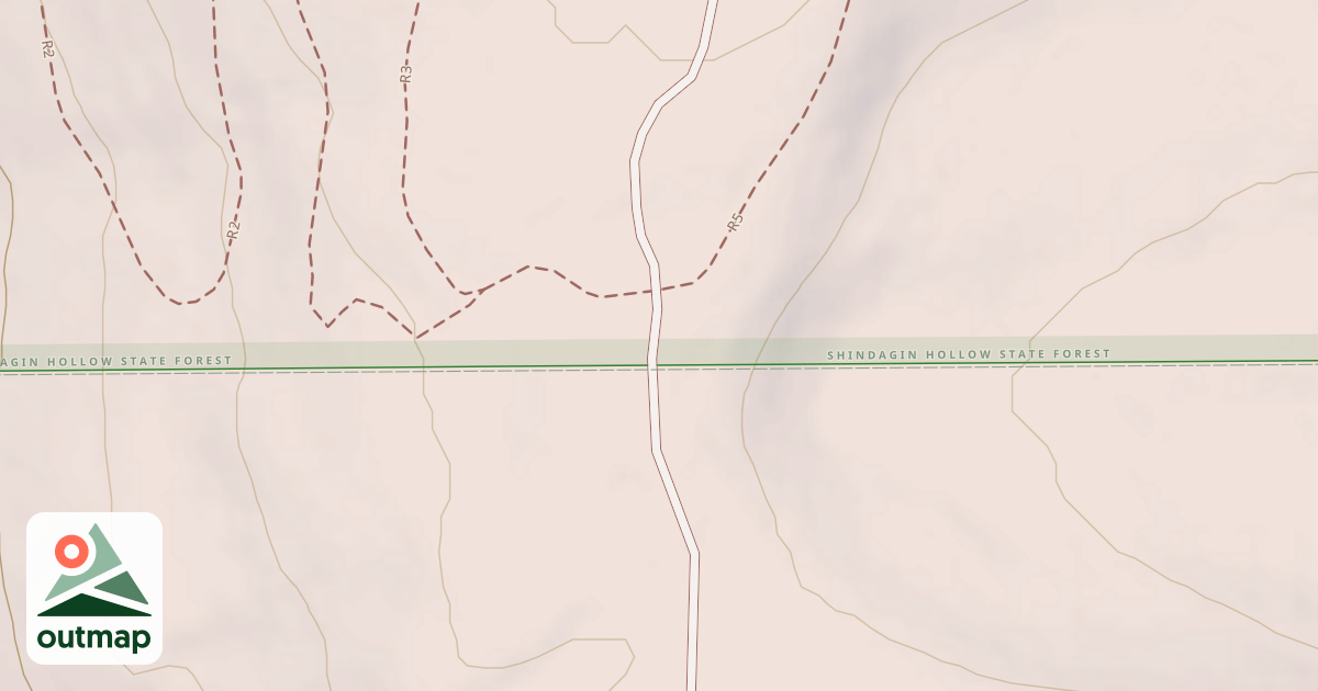 Map of Snowmobile Trail