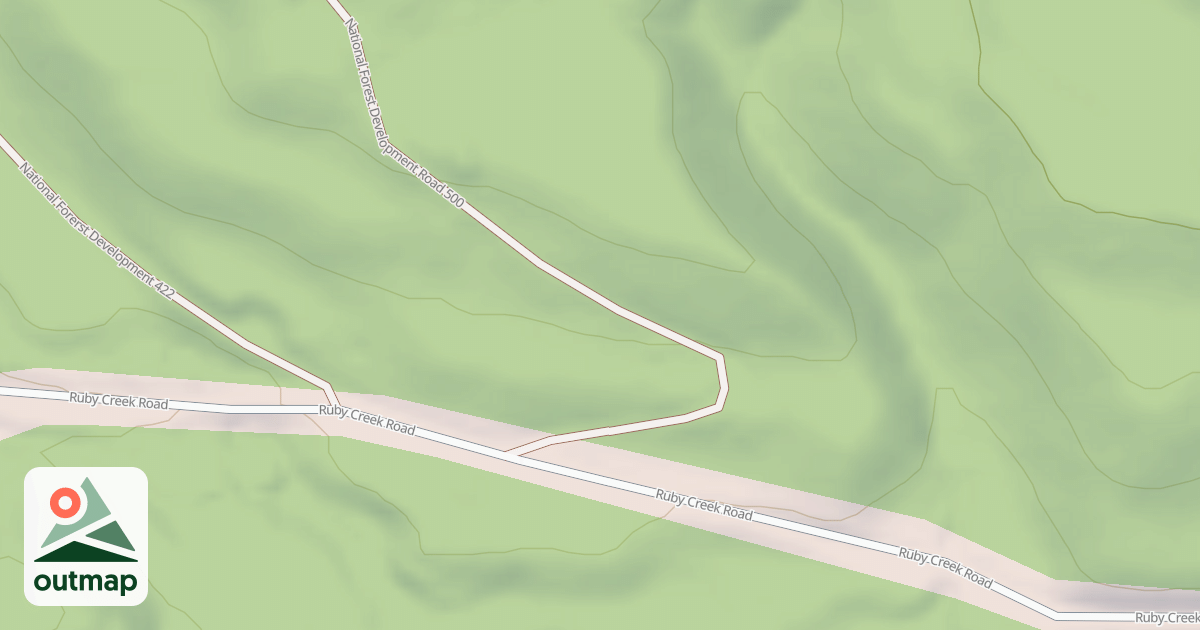 Map of USFS Motor Vehicle Use Map Roads {20188E09-83DD-4796-BC4A-A3DD274520C8}