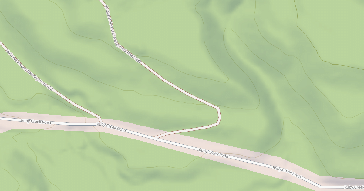 Map preview of USFS Motor Vehicle Use Map Roads {20188E09-83DD-4796-BC4A-A3DD274520C8}