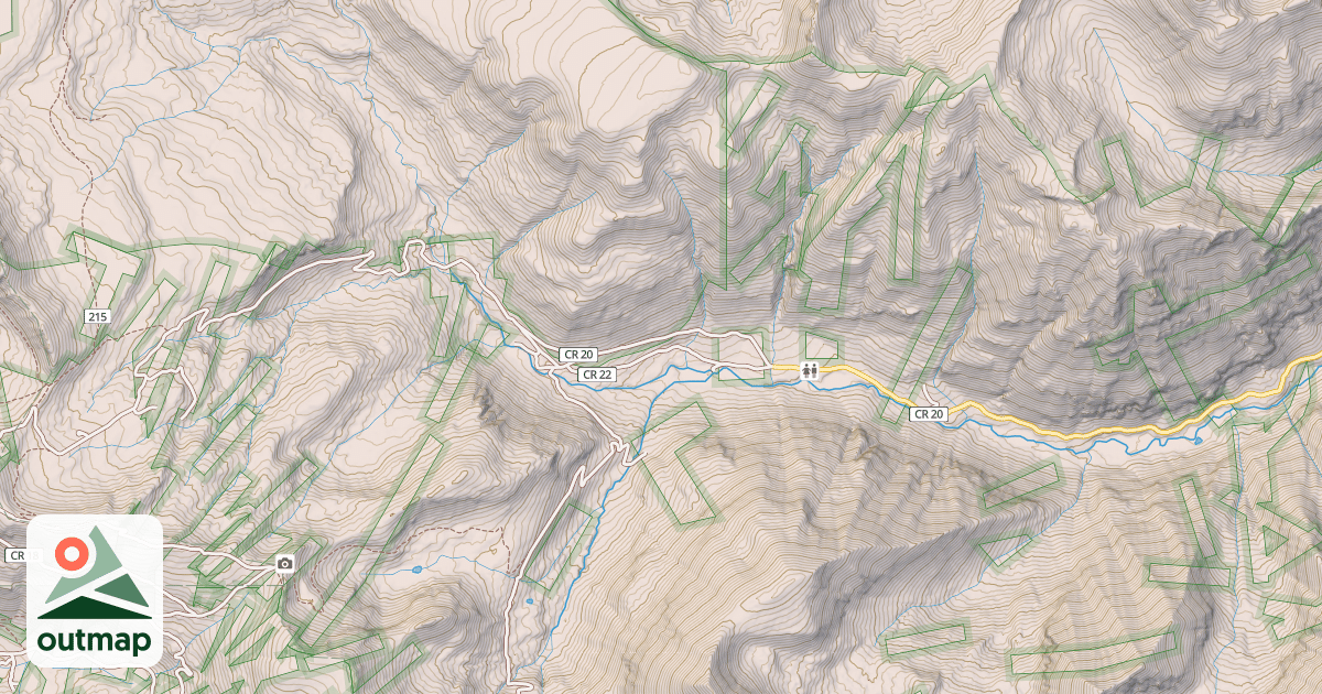 Map of County Road 20
