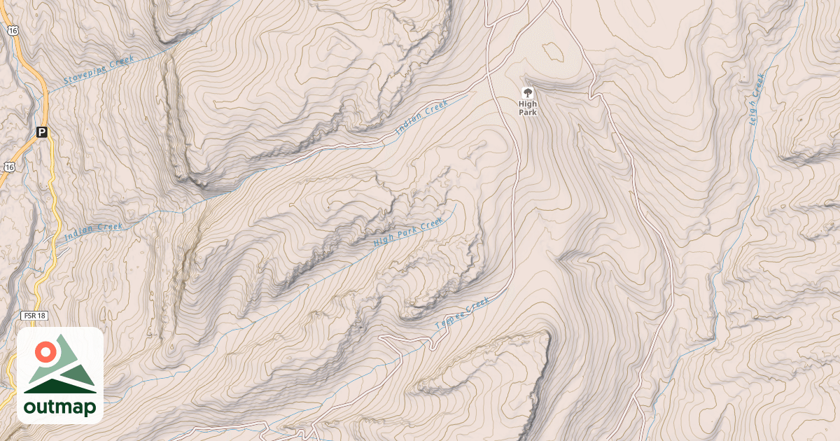 Map of WEEPING ROCK