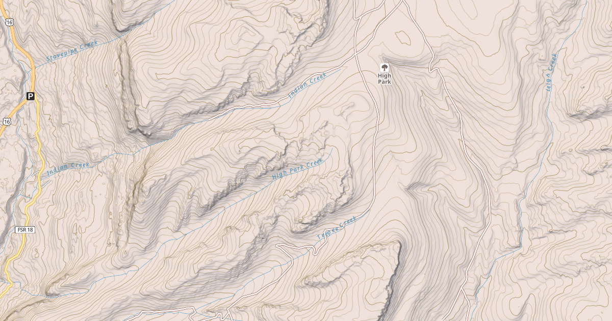 Map preview of WEEPING ROCK