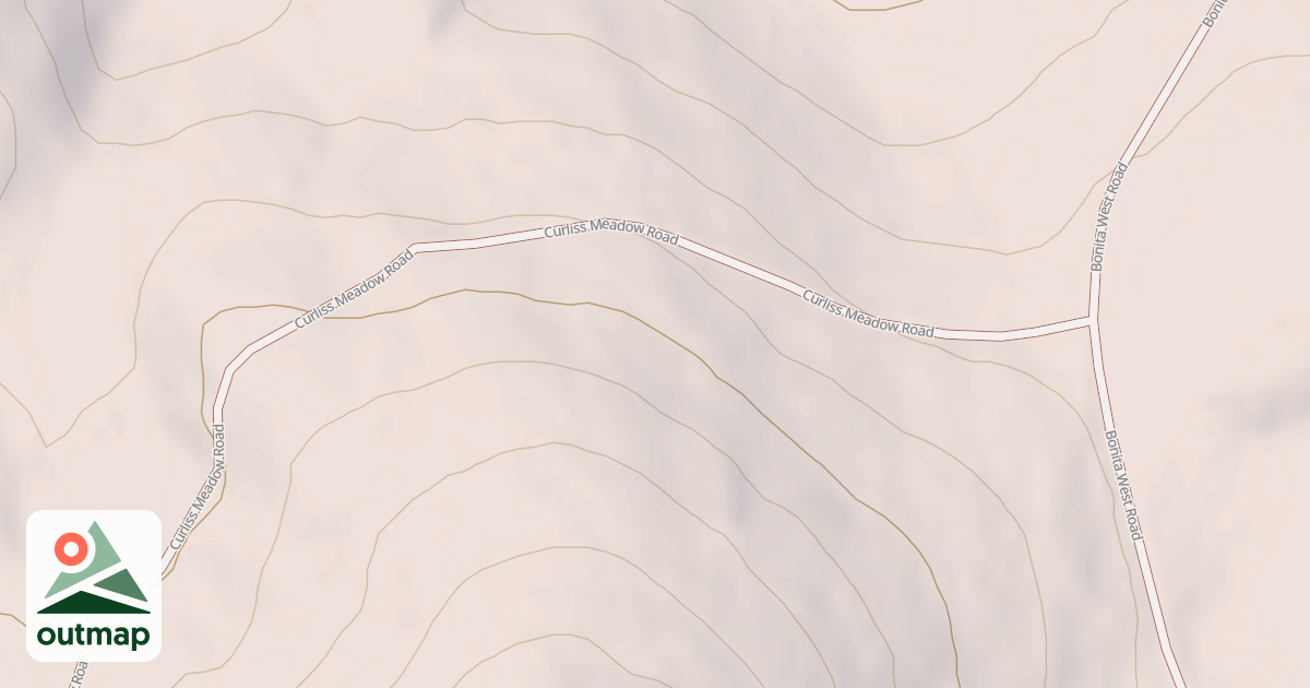Map of CURLISS MDW.