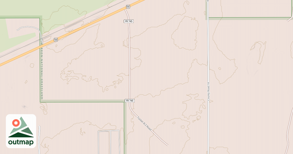Map of TUCKER B-2