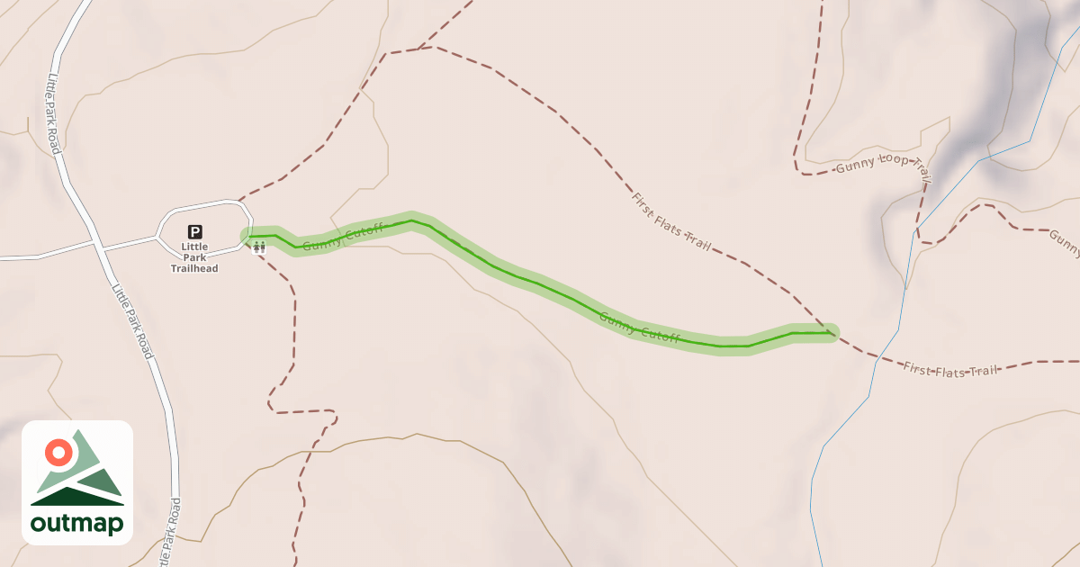 Map of Gunny Cutoff