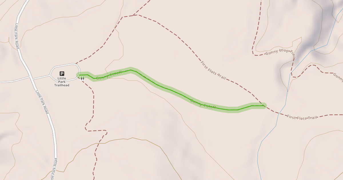 Map preview of Gunny Cutoff