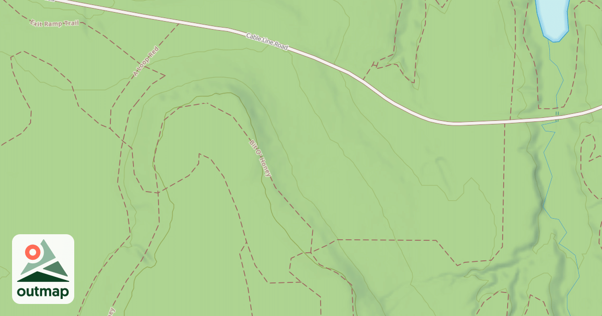 Map of Blue Loop in Portage