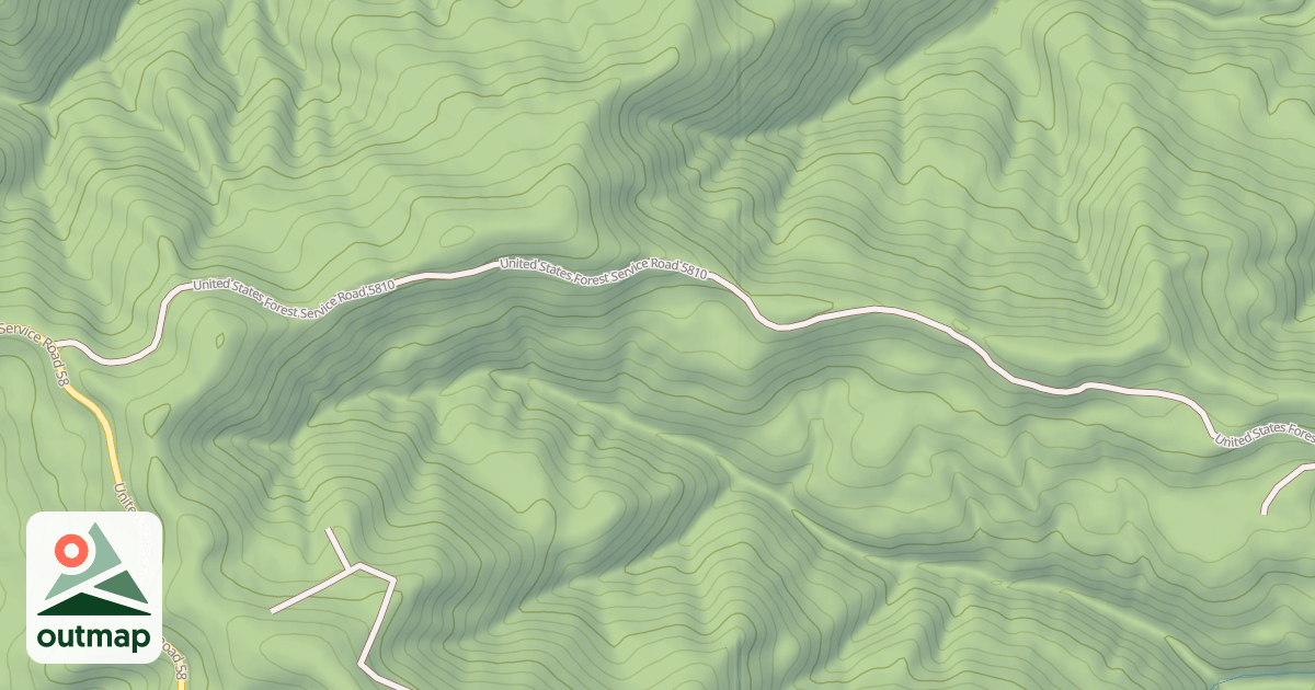 Map of USFS Motor Vehicle Use Map Roads {FAE0F455-E9C9-4F83-BF55-55C1FB6C63A3}
