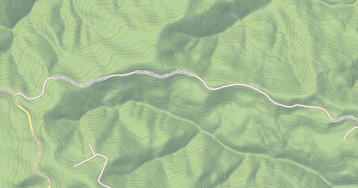 Map preview of USFS Motor Vehicle Use Map Roads {FAE0F455-E9C9-4F83-BF55-55C1FB6C63A3}